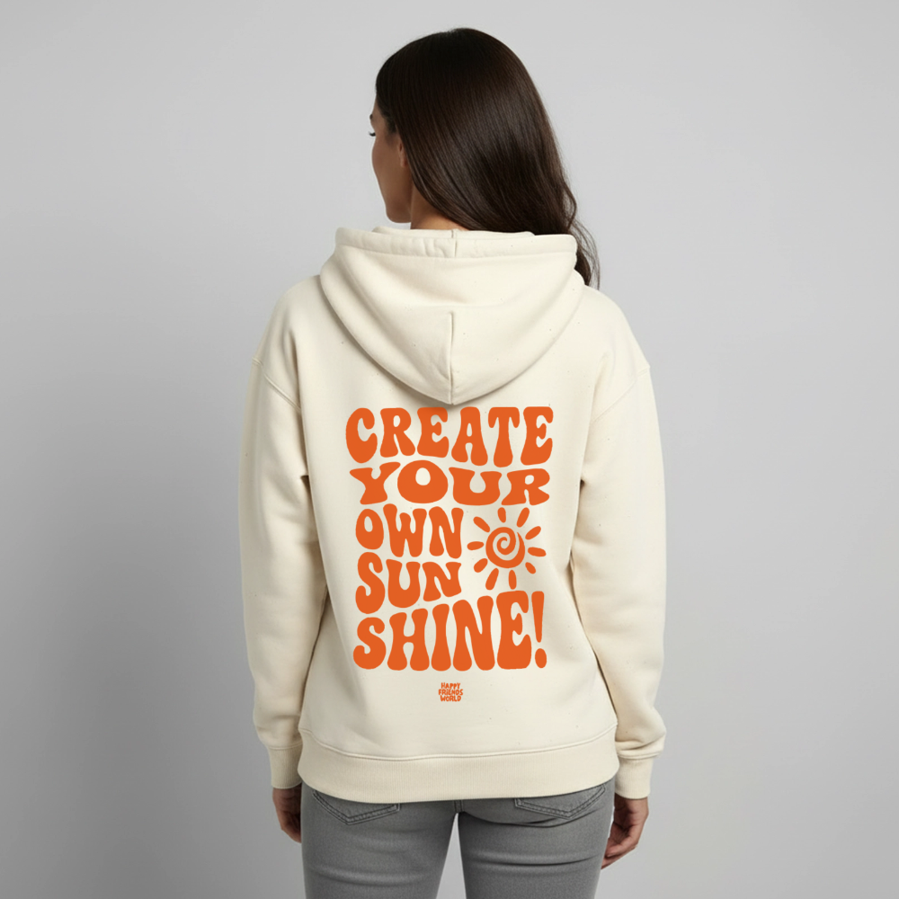 OVERSIZED Unisex Bio-Hoodie SUNSHINE - Natur
