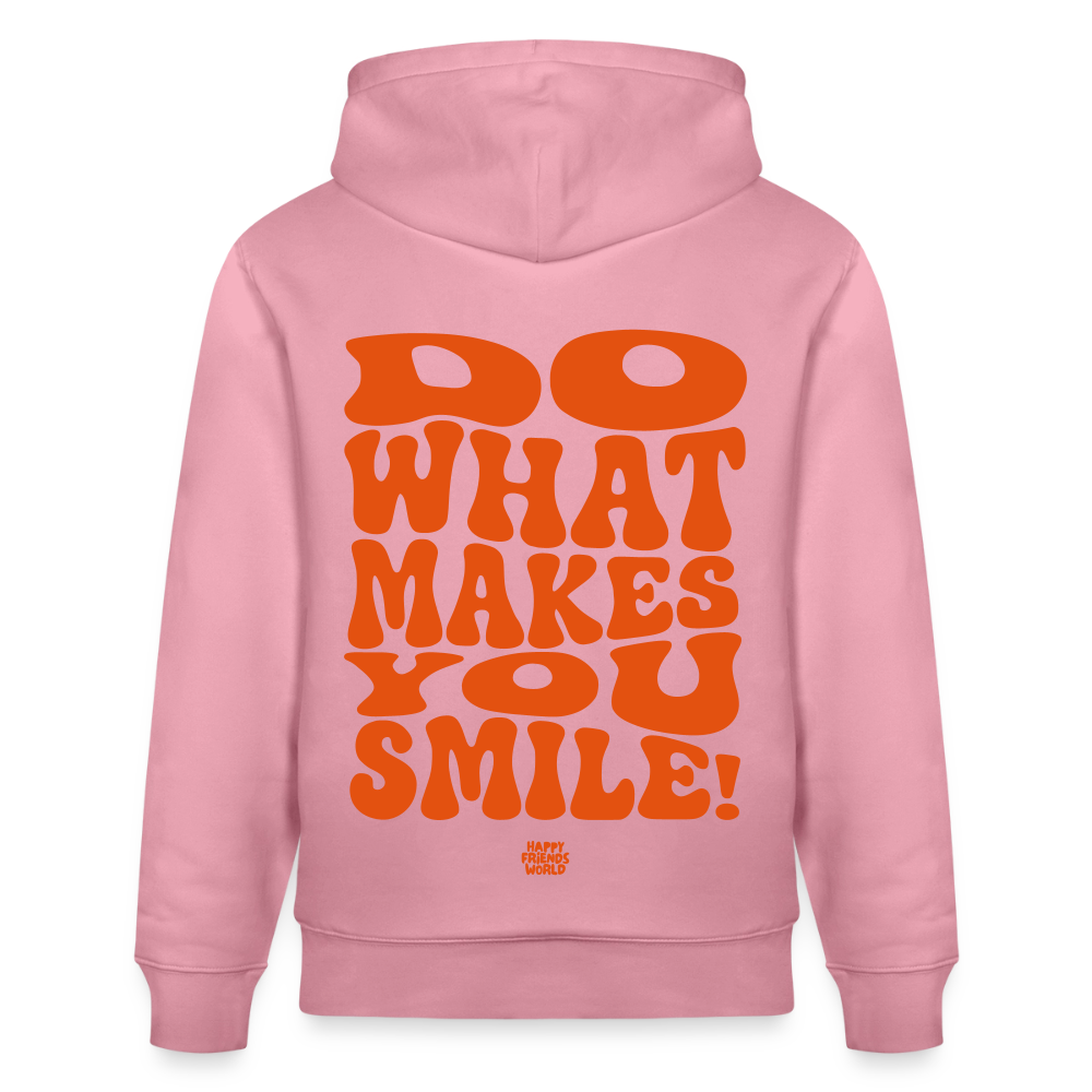 PREMIUM Unisex Bio-Hoodie SMILE - Lila Traum
