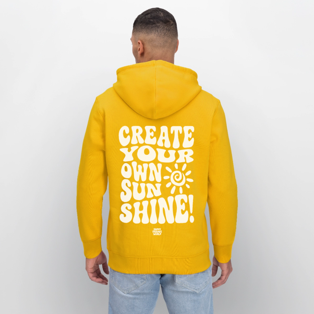 Unisex Bio-Hoodie SUNSHINE - Spektralgelb
