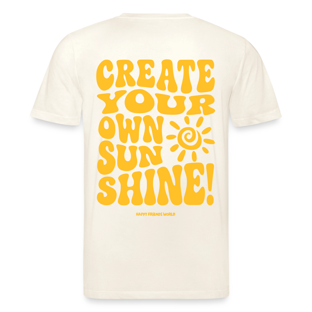 Unisex Bio-T-Shirt SUNSHINE - Naturweiß