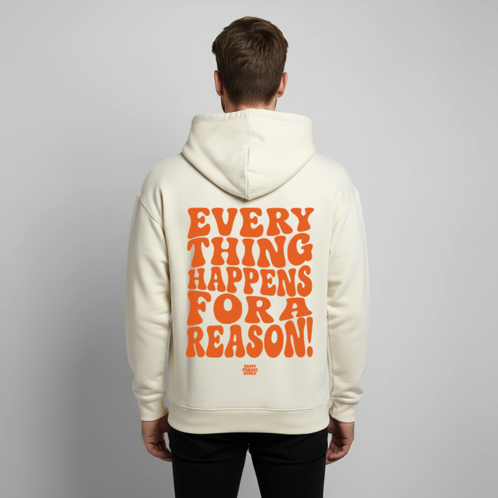 OVERSIZED Unisex Bio-Hoodie EVERYTHING - Natur
