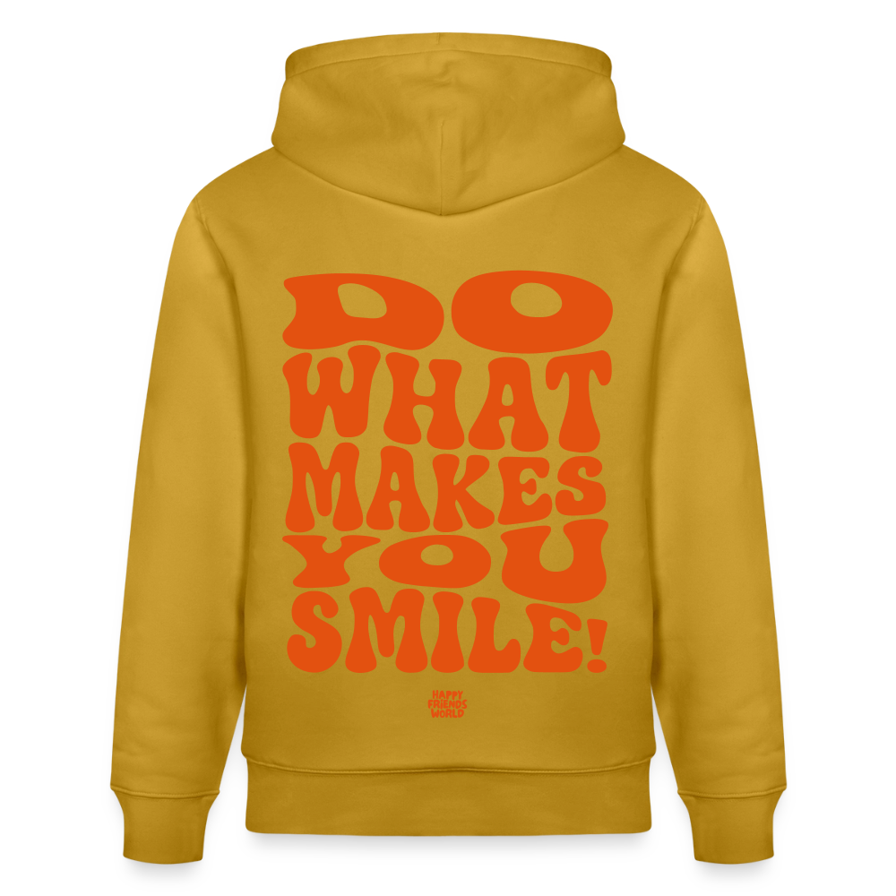 PREMIUM Unisex Bio-Hoodie SMILE - Ocker