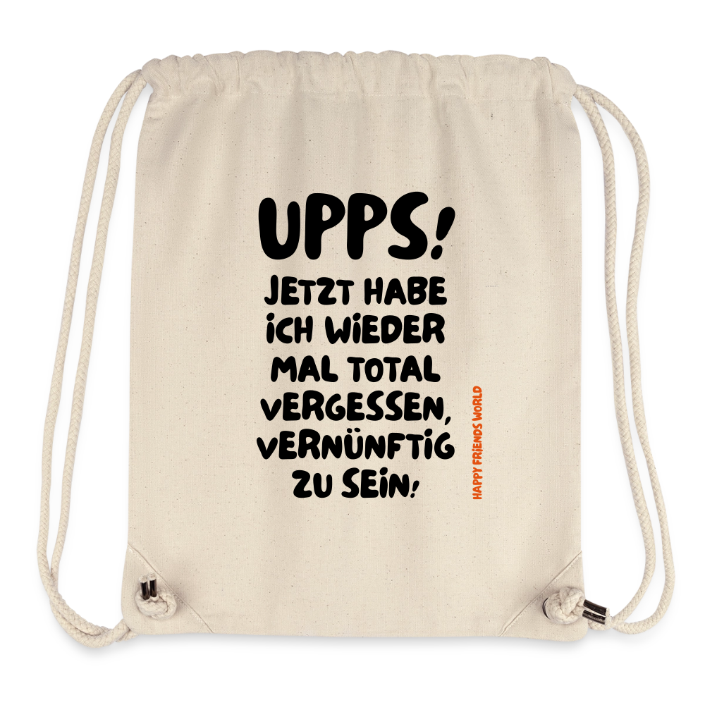 Recycelter Gym Bag UPPS - Naturweiß