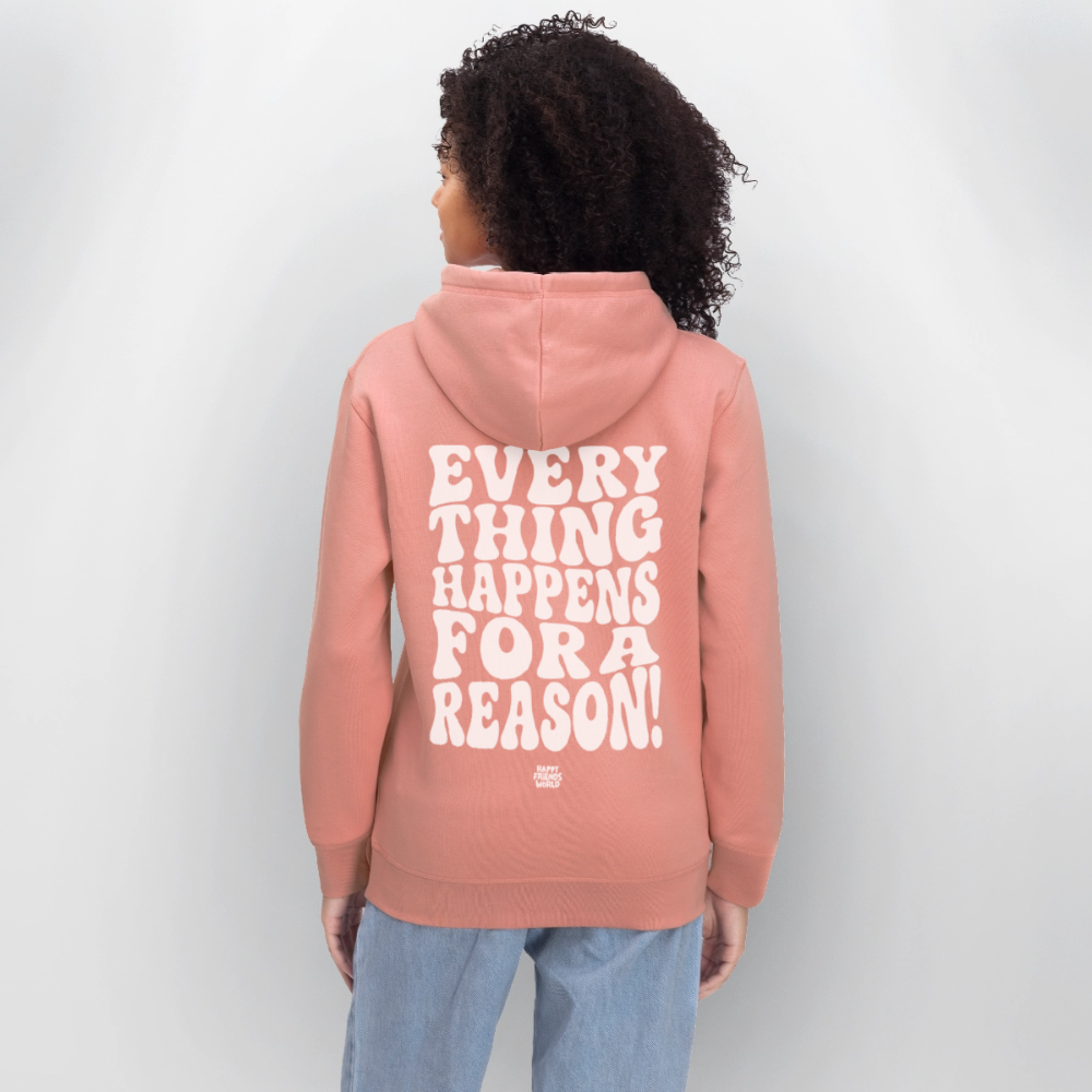 Unisex Bio-Hoodie EVERYTHING - Altrosa