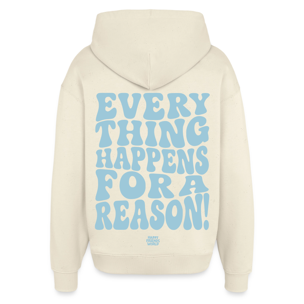 OVERSIZED Unisex Bio-Hoodie EVERYTHING - Natur