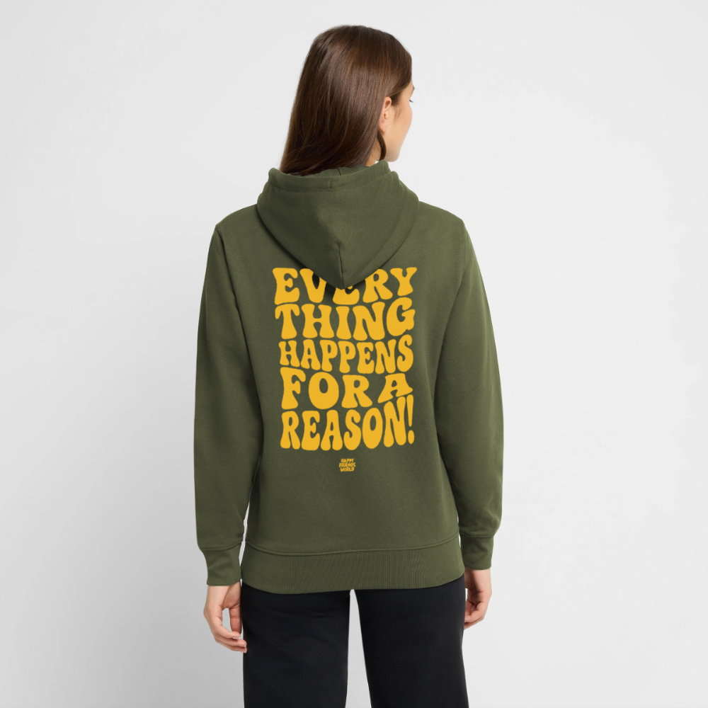 PREMIUM Unisex Bio-Hoodie EVERYTHING - Khaki Grün