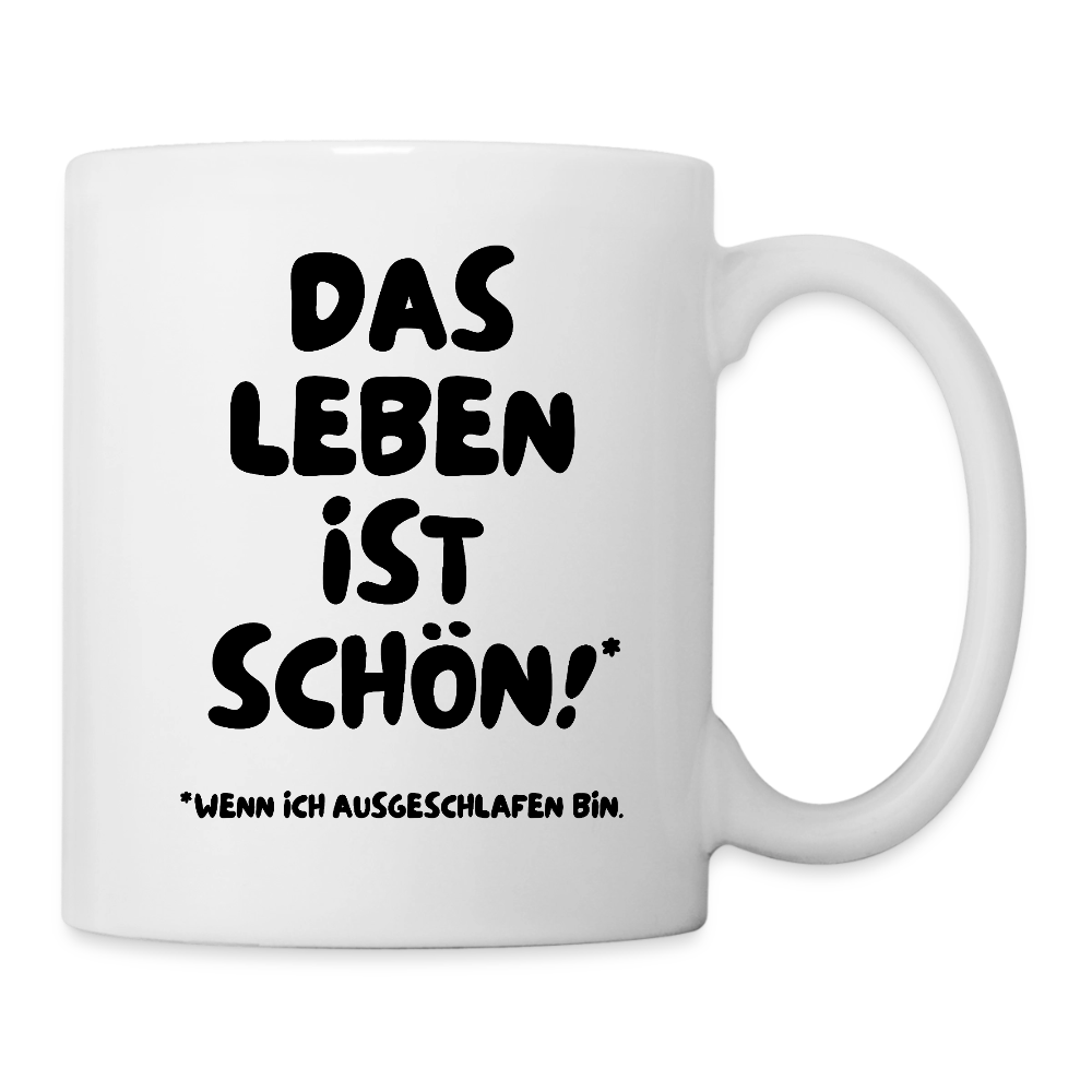 Tasse LEBEN - Weiß
