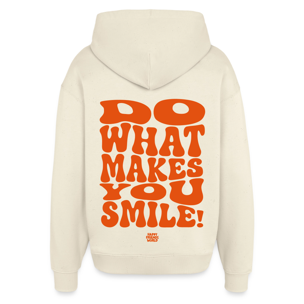 OVERSIZED Bio-Hoodie Unisex SMILE - Natur