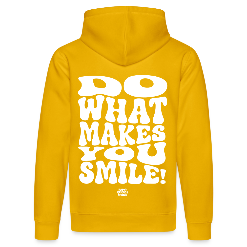 Unisex Bio-Hoodie SMILE - Spektralgelb