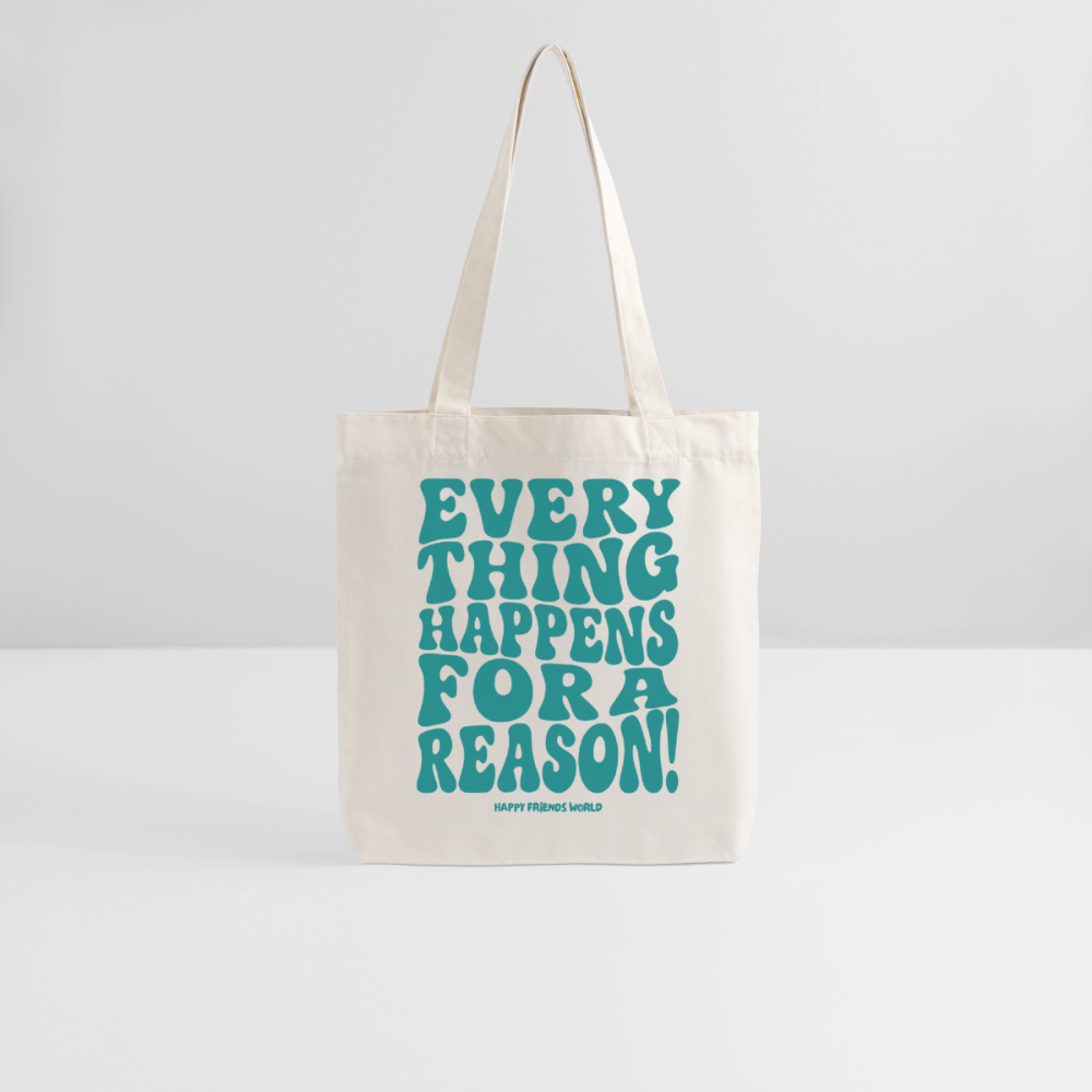 Robuster Stoffbeutel EVERYTHING - Naturweiß