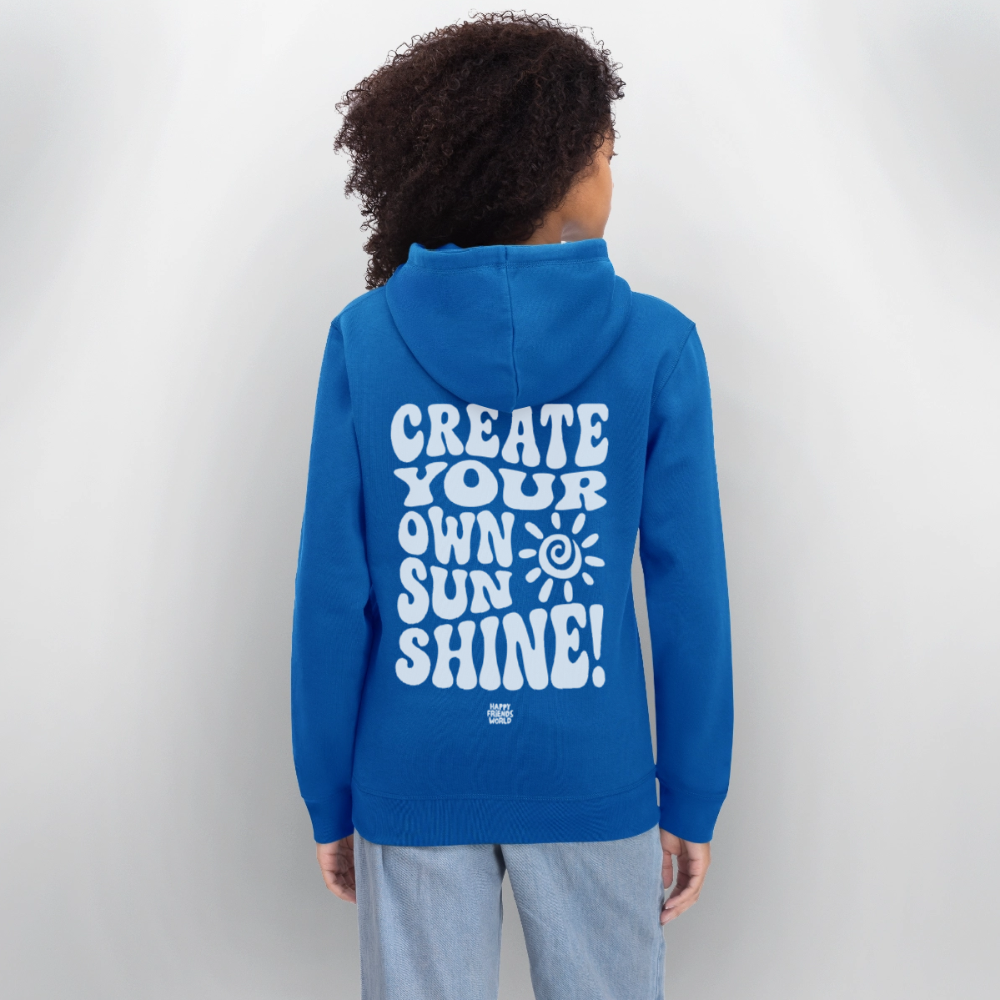 Unisex Bio-Hoodie SUNSHINE - Königsblau