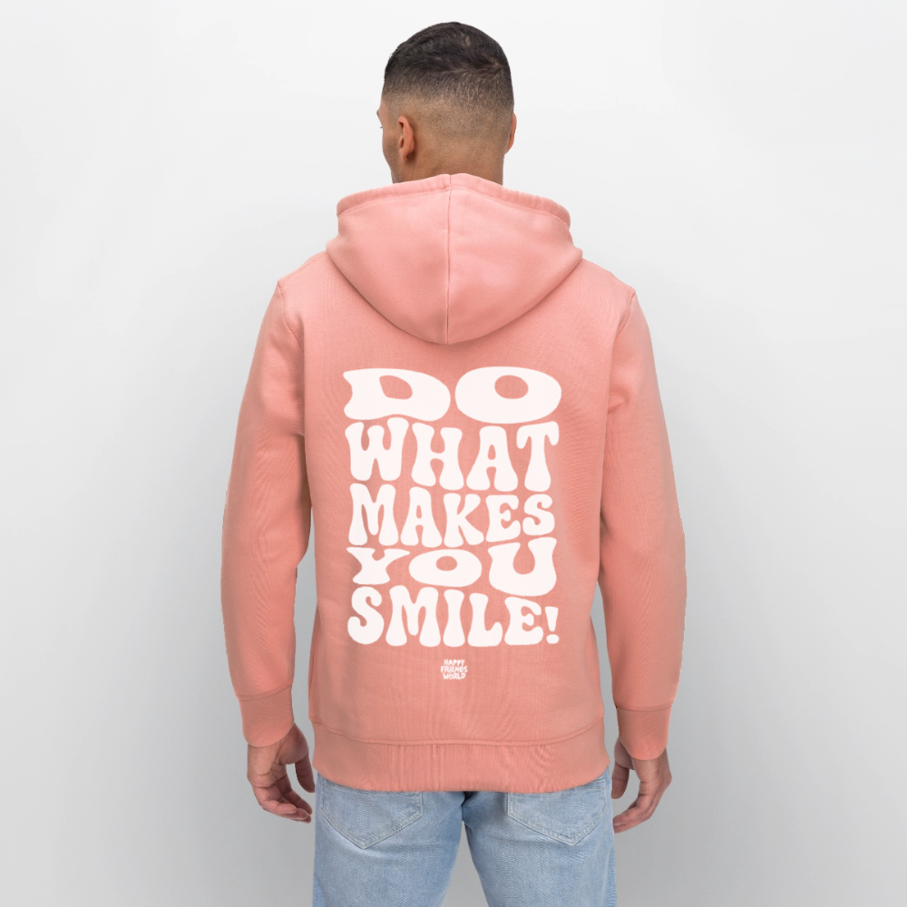Unisex Bio-Hoodie SMILE - Altrosa