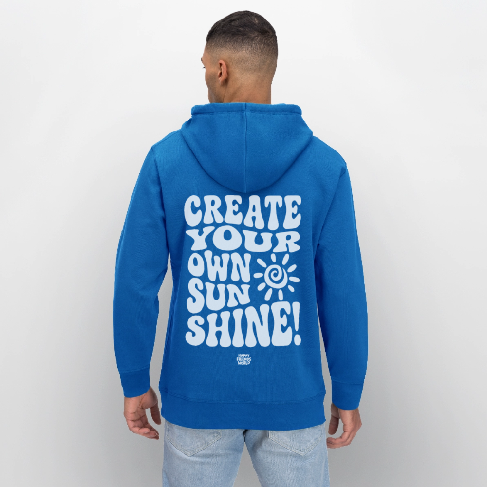 Unisex Bio-Hoodie SUNSHINE - Königsblau