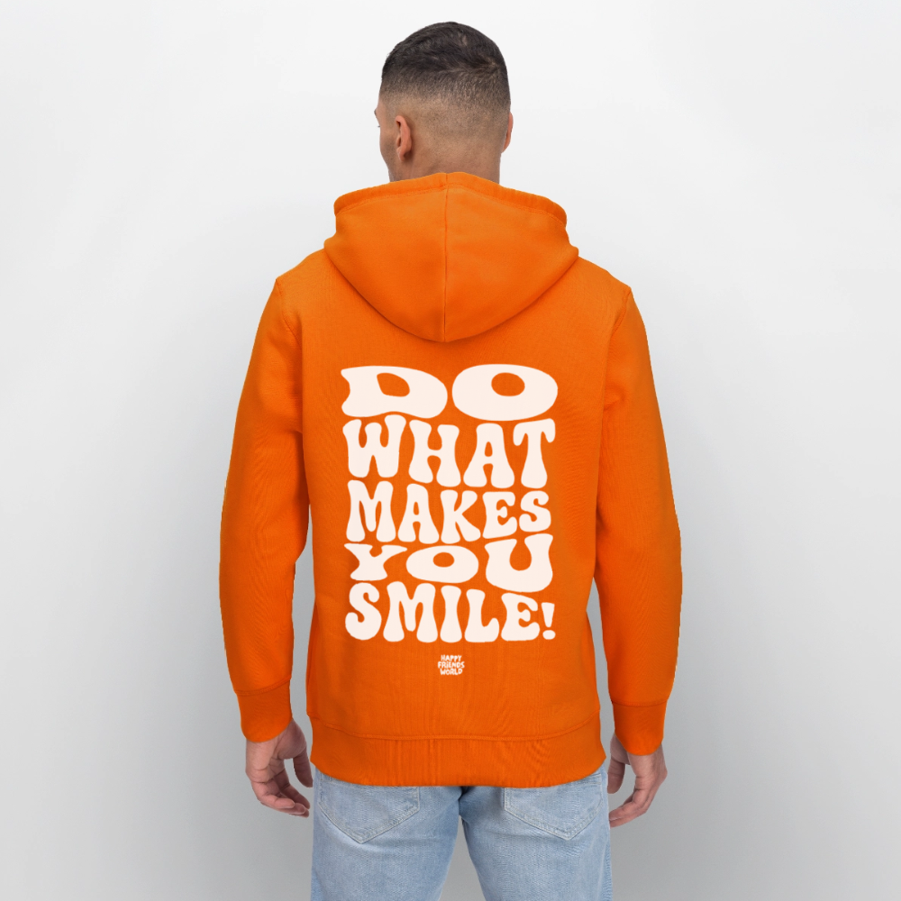 Unisex Bio-Hoodie SMILE - Tieforange
