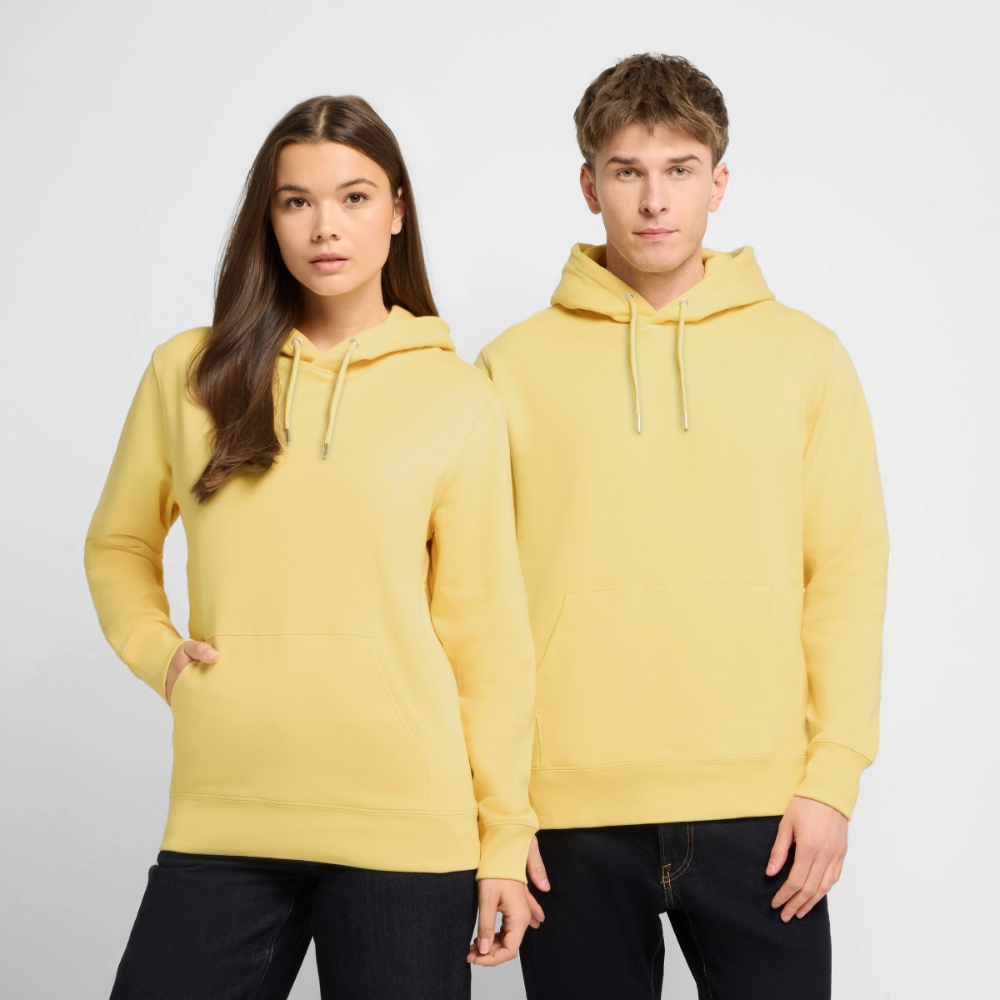 PREMIUM Unisex Bio-Hoodie SMILE - Gelb Viva