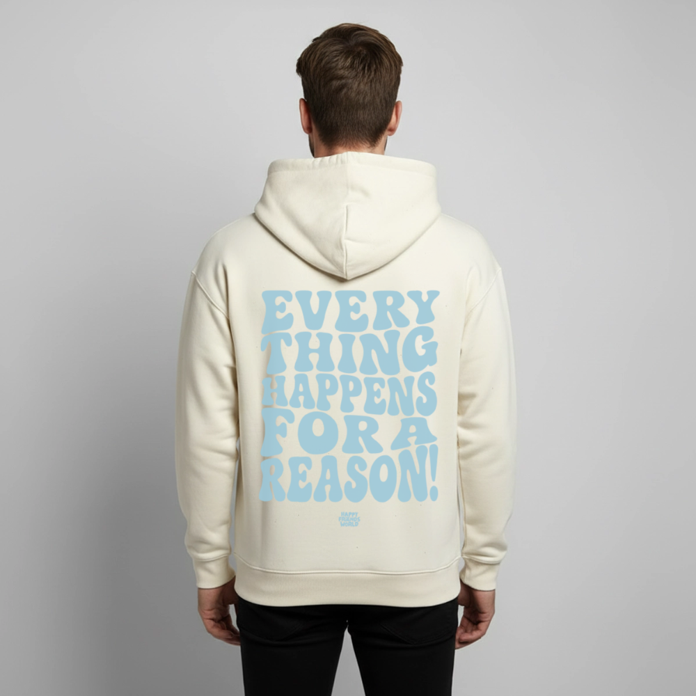 OVERSIZED Unisex Bio-Hoodie EVERYTHING - Natur