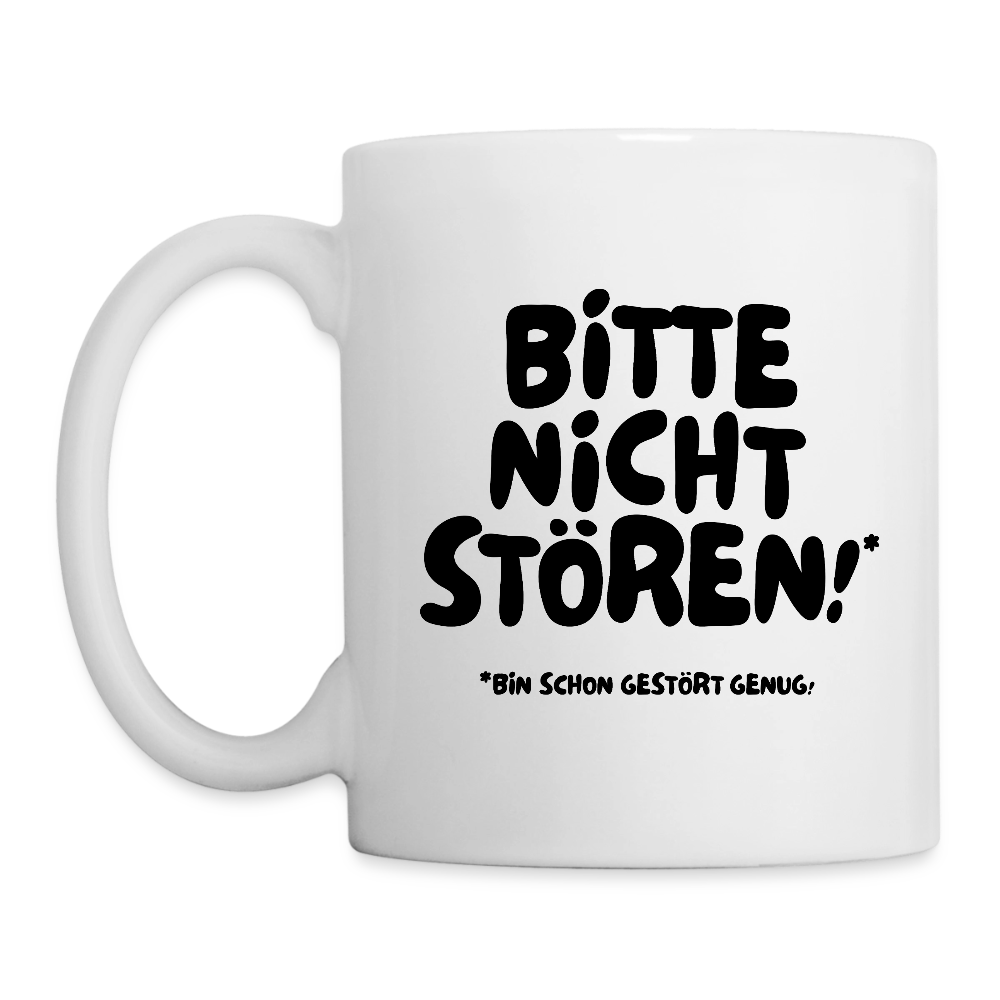 Tasse NICHT STÖREN - Weiß