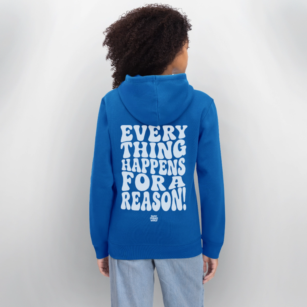 Unisex Bio-Hoodie EVERYTHING - Königsblau