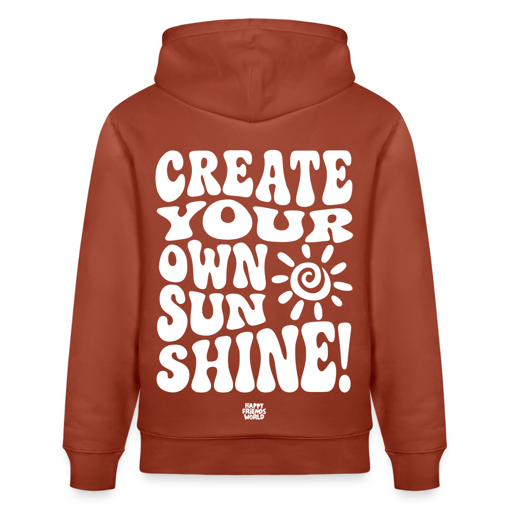 PREMIUM Unisex Bio-Hoodie SUNSHINE - Terrakotta