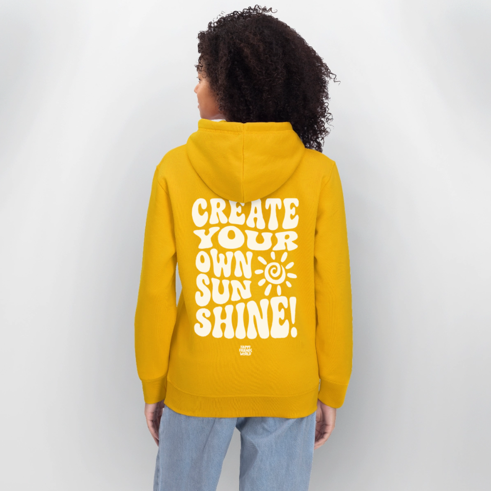 Unisex Bio-Hoodie SUNSHINE - Spektralgelb