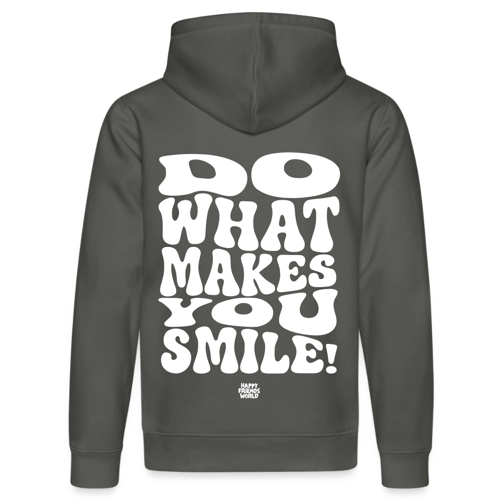 Unisex Bio-Hoodie SMILE - Anthrazit