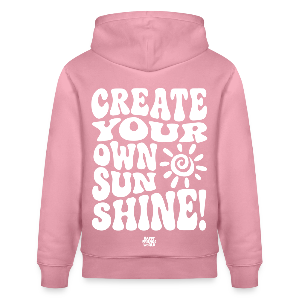 PREMIUM Unisex Bio-Hoodie SUNSHINE - Lila Traum
