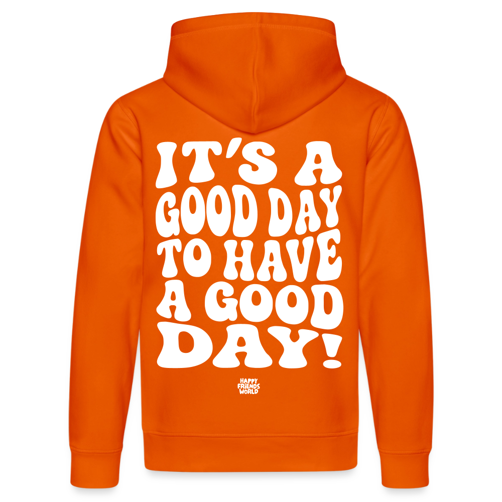 Unisex Bio-Hoodie GOOD DAY - Tieforange