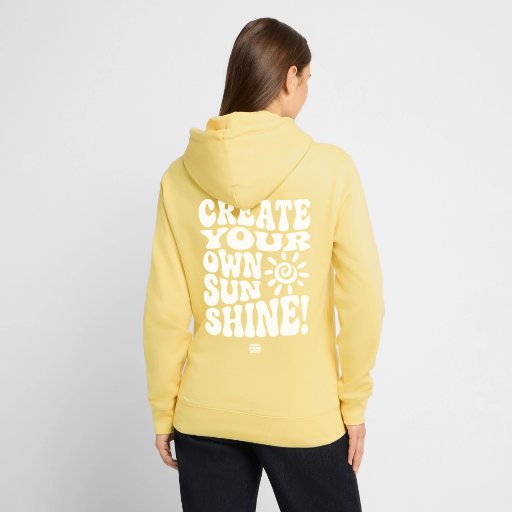 PREMIUM Unisex Bio-Hoodie SUNSHINE - Gelb Viva