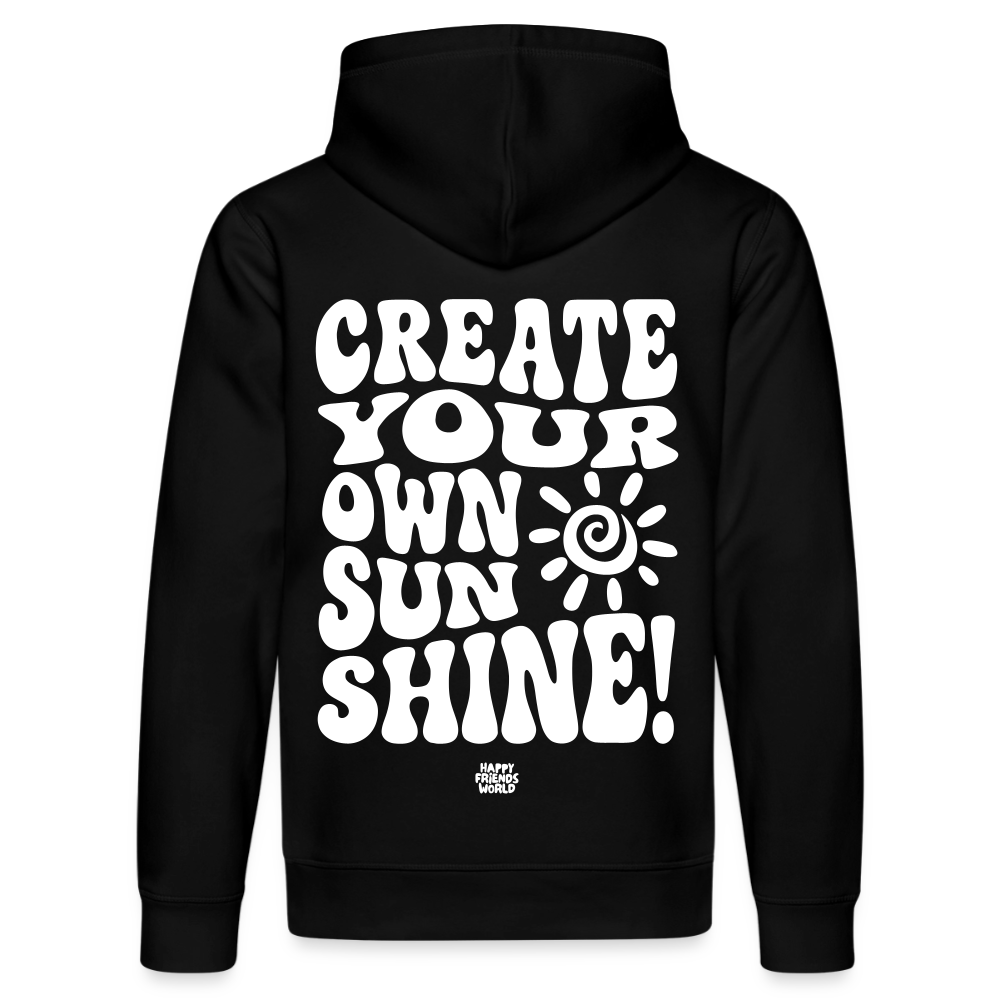 Unisex Bio-Hoodie SUNSHINE - Schwarz