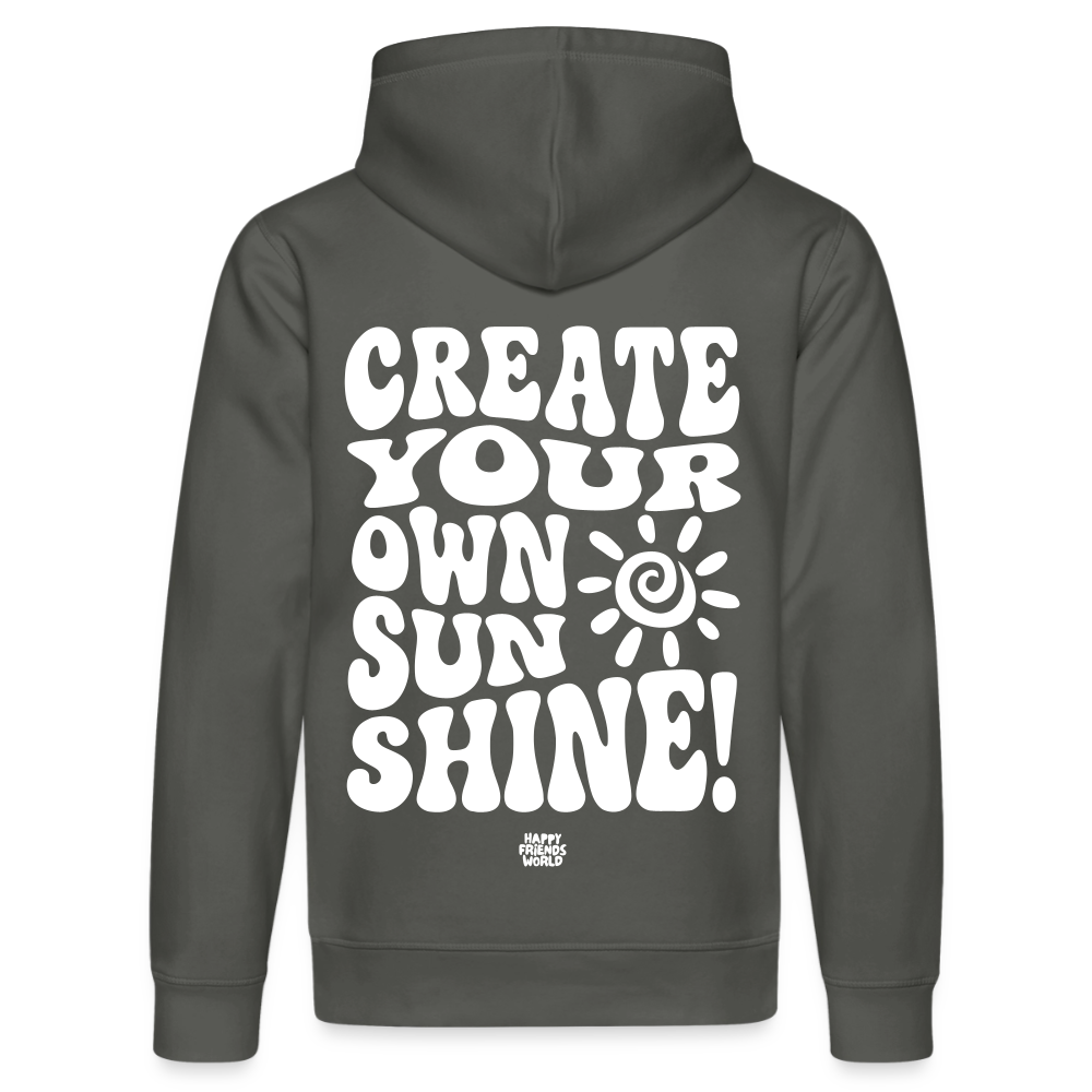 Unisex Bio-Hoodie SUNSHINE - Anthrazit