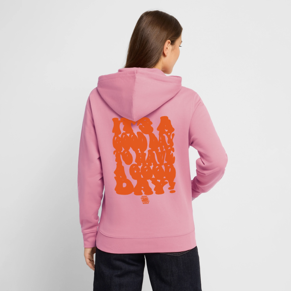 PREMIUM Unisex Bio-Hoodie GOOD DAY - Lila Traum