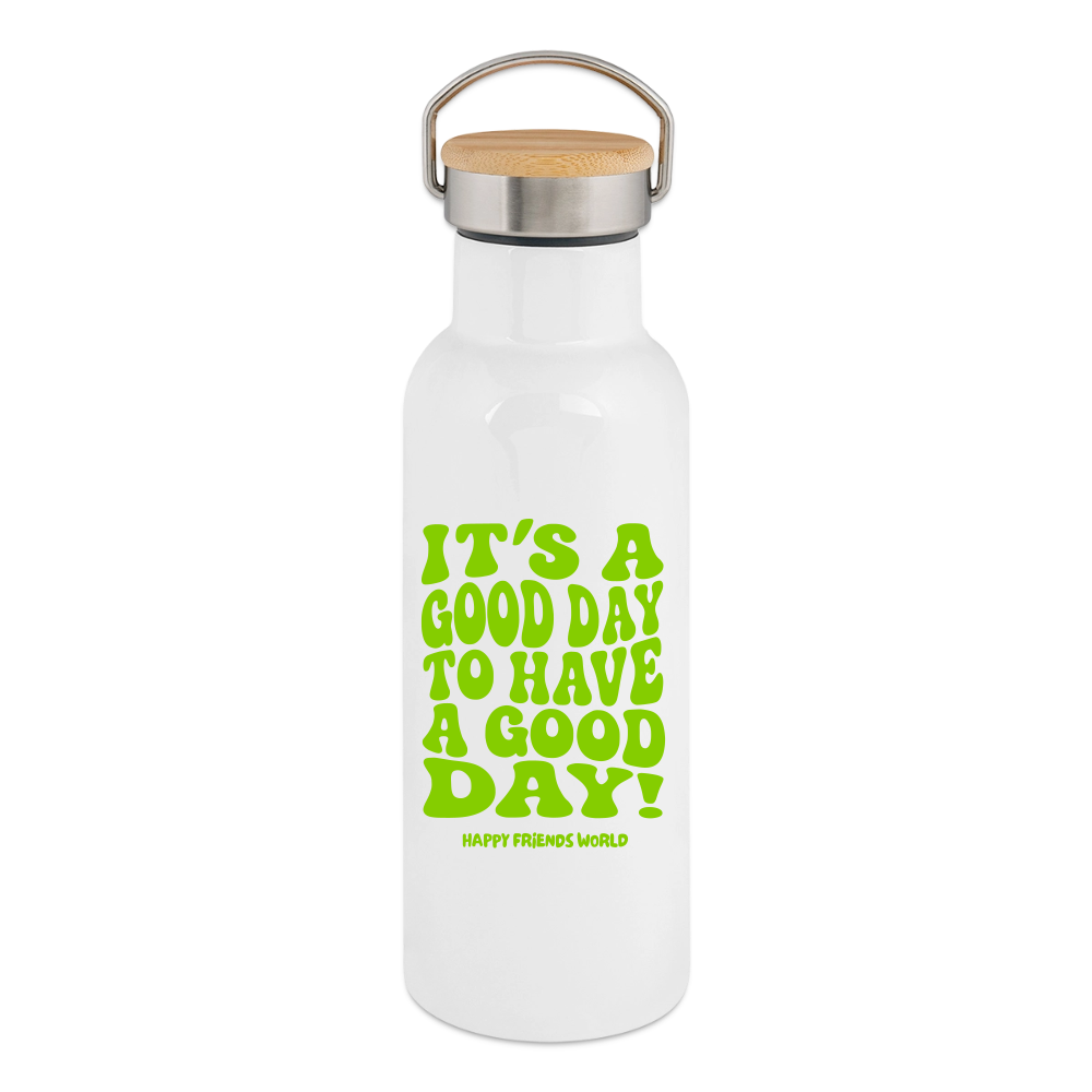 Thermosflasche GOOD DAY - Weiß