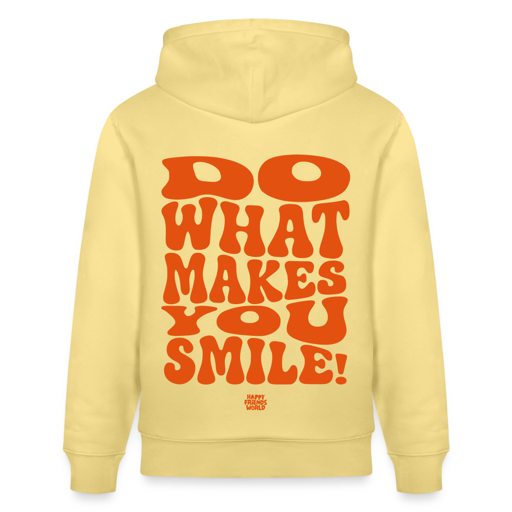 PREMIUM Unisex Bio-Hoodie SMILE - Gelb Viva
