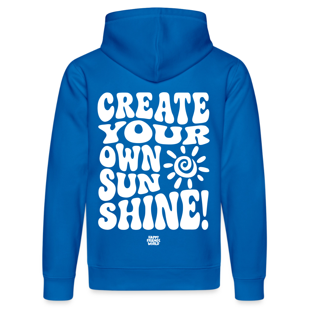 Unisex Bio-Hoodie SUNSHINE - Königsblau