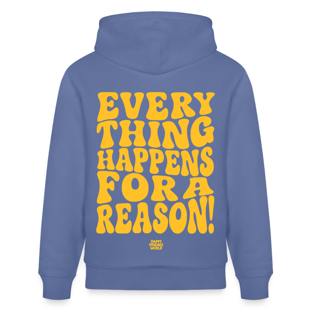 PREMIUM Unisex Bio-Hoodie EVERYTHING - Blau