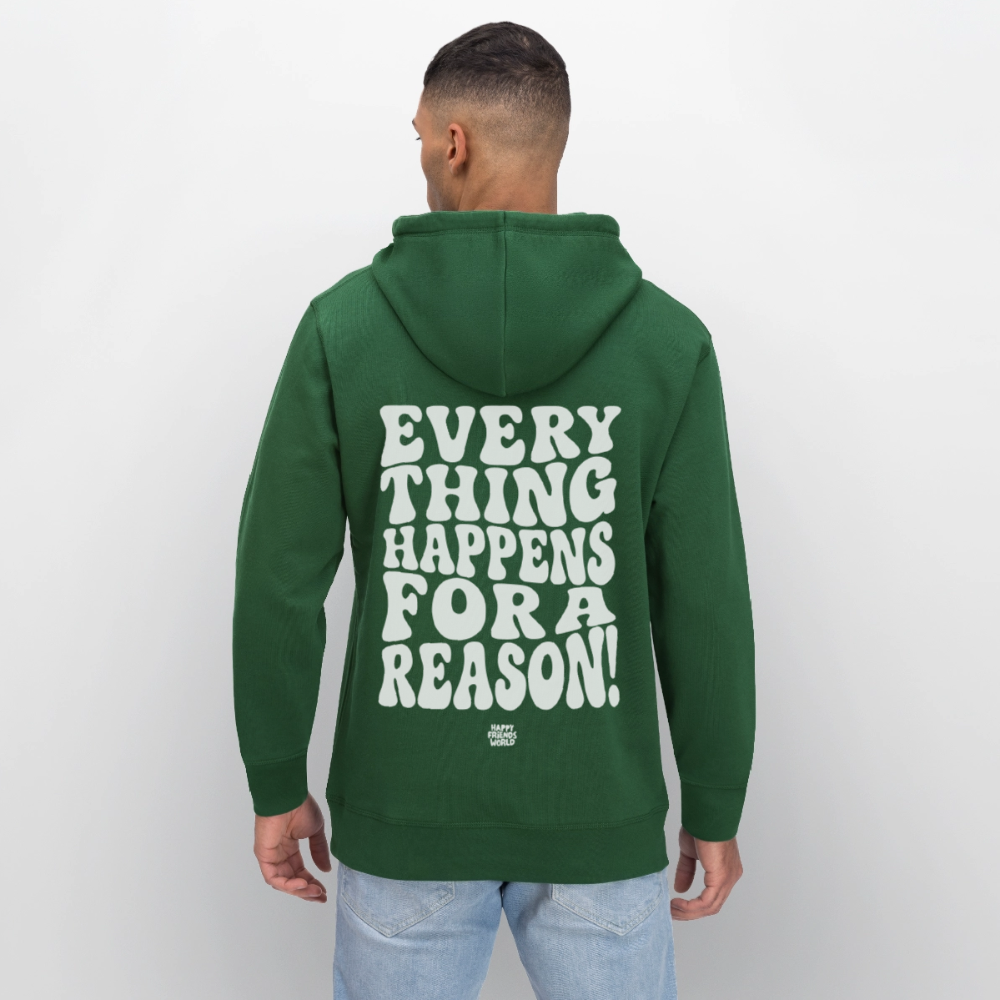 Unisex Bio-Hoodie EVERYTHING - Flaschengrün