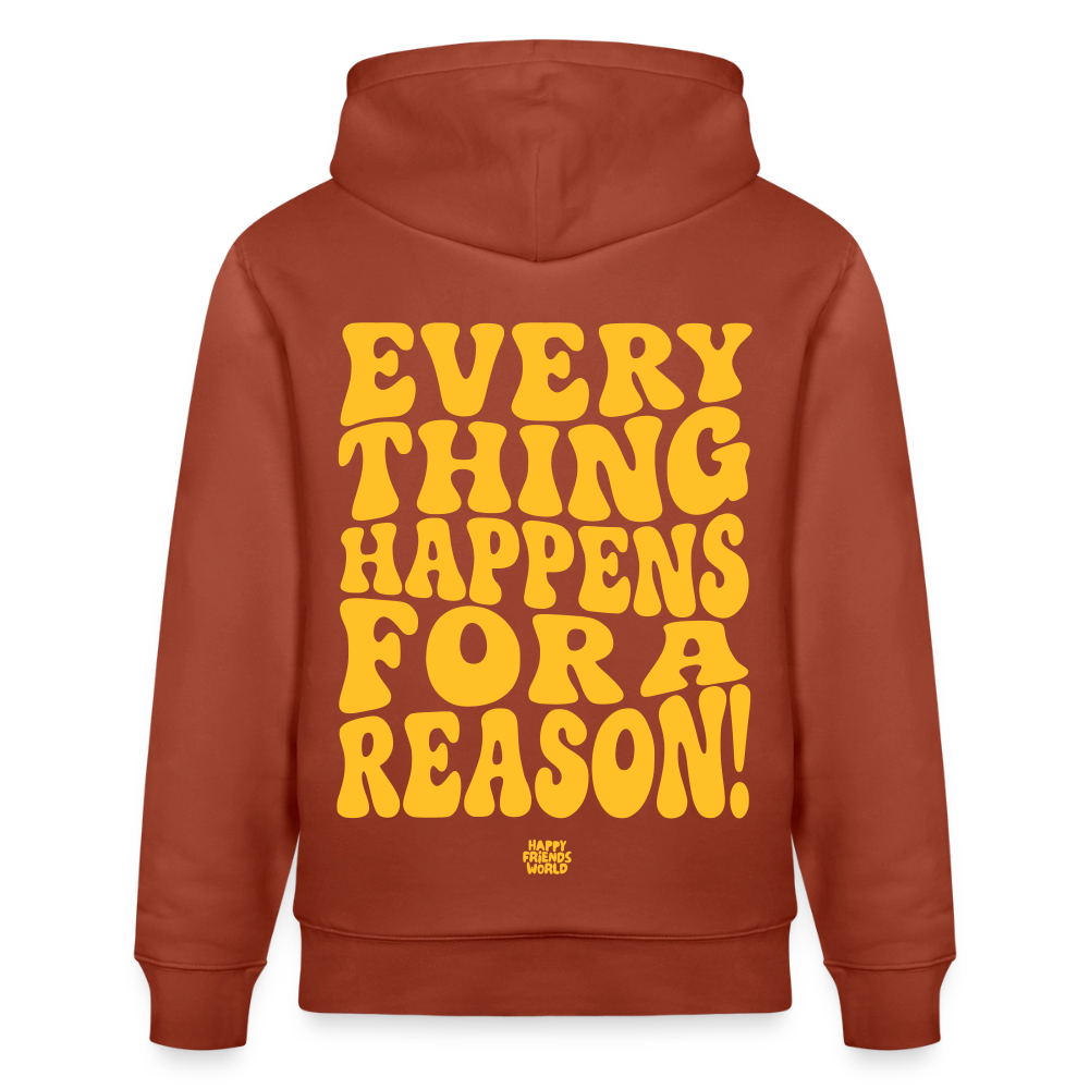 PREMIUM Unisex Bio-Hoodie EVERYTHING - Terrakotta