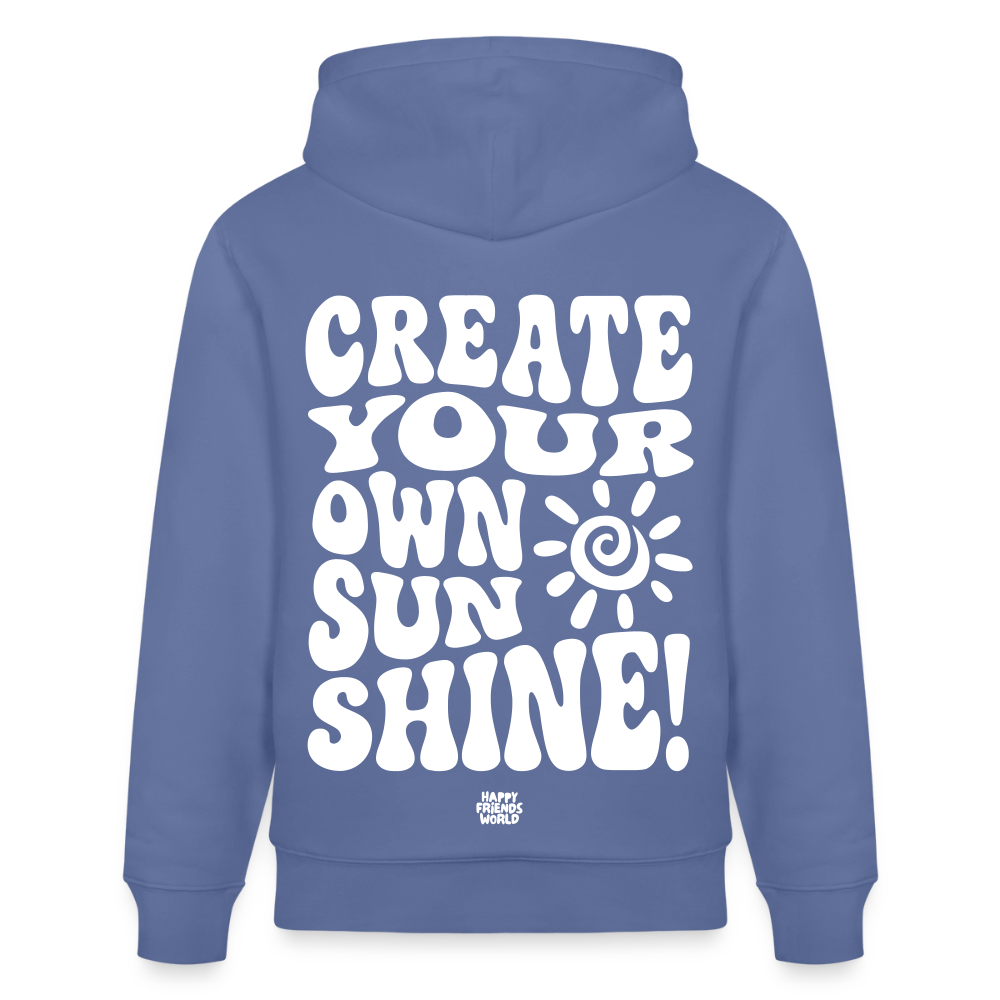PREMIUM Unisex Bio-Hoodie SUNSHINE - Blau
