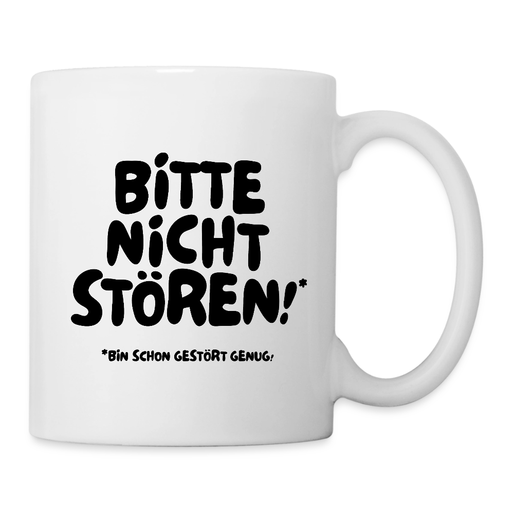 Tasse NICHT STÖREN - Weiß