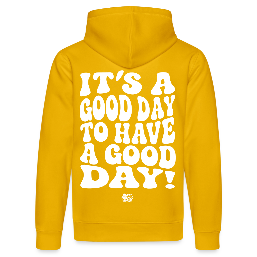 Unisex Bio-Hoodie GOOD DAY - Spektralgelb