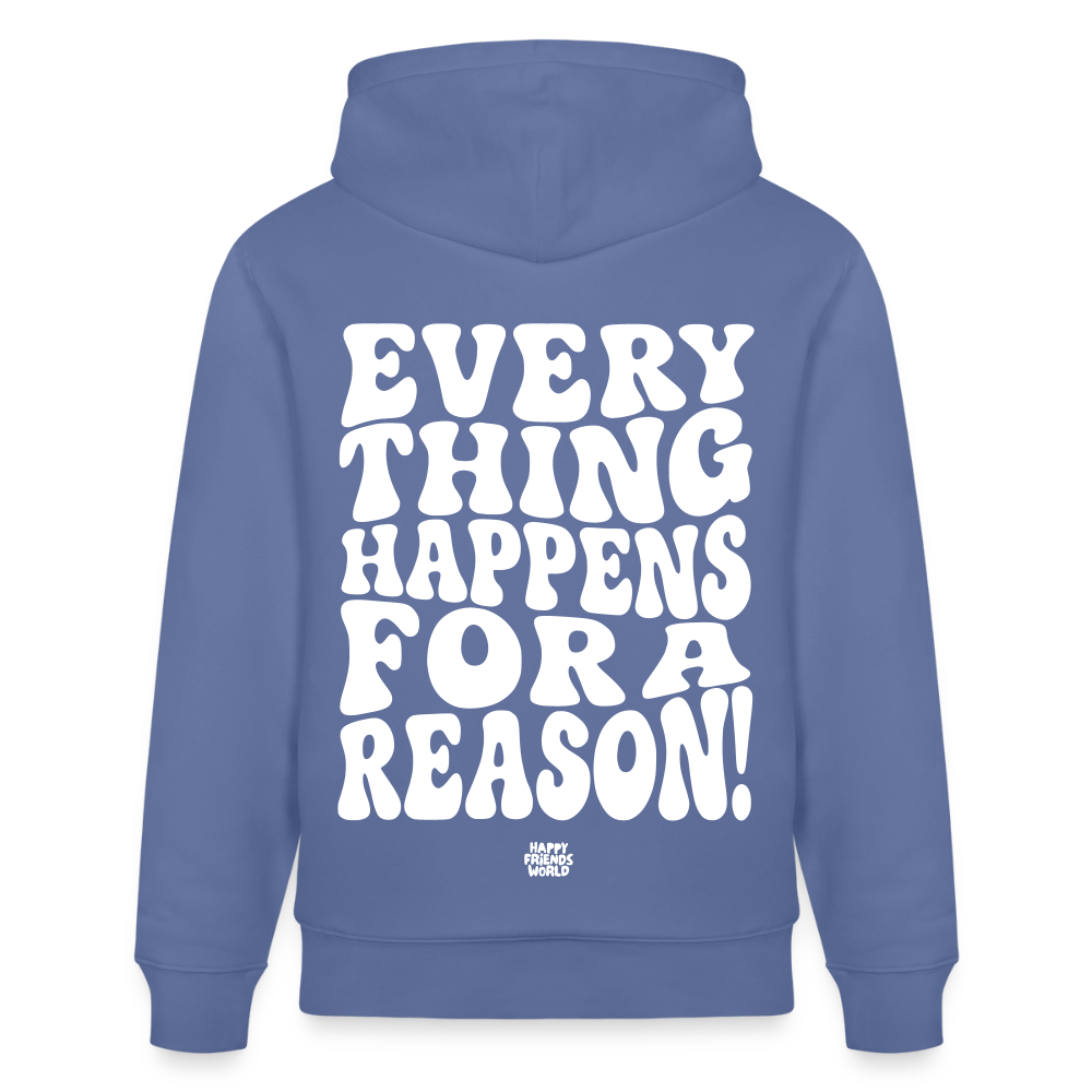 PREMIUM Unisex Bio-Hoodie EVERYTHING - Blau