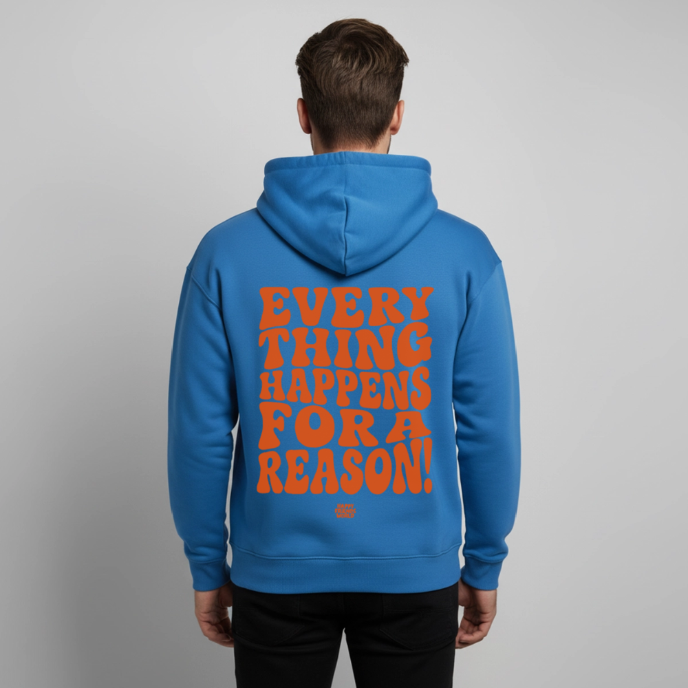 OVERSIZED Unisex Bio-Hoodie EVERYTHING - Achtsames Blau