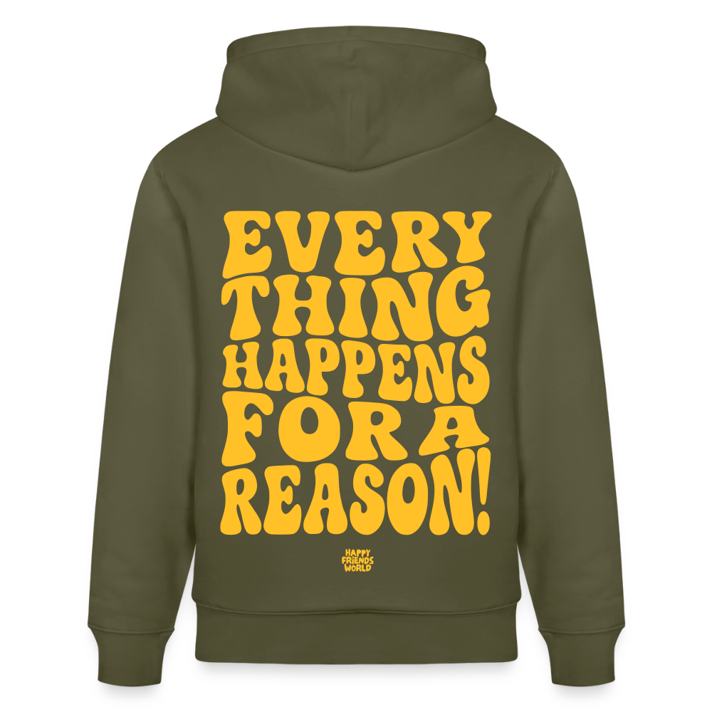 PREMIUM Unisex Bio-Hoodie EVERYTHING - Khaki Grün