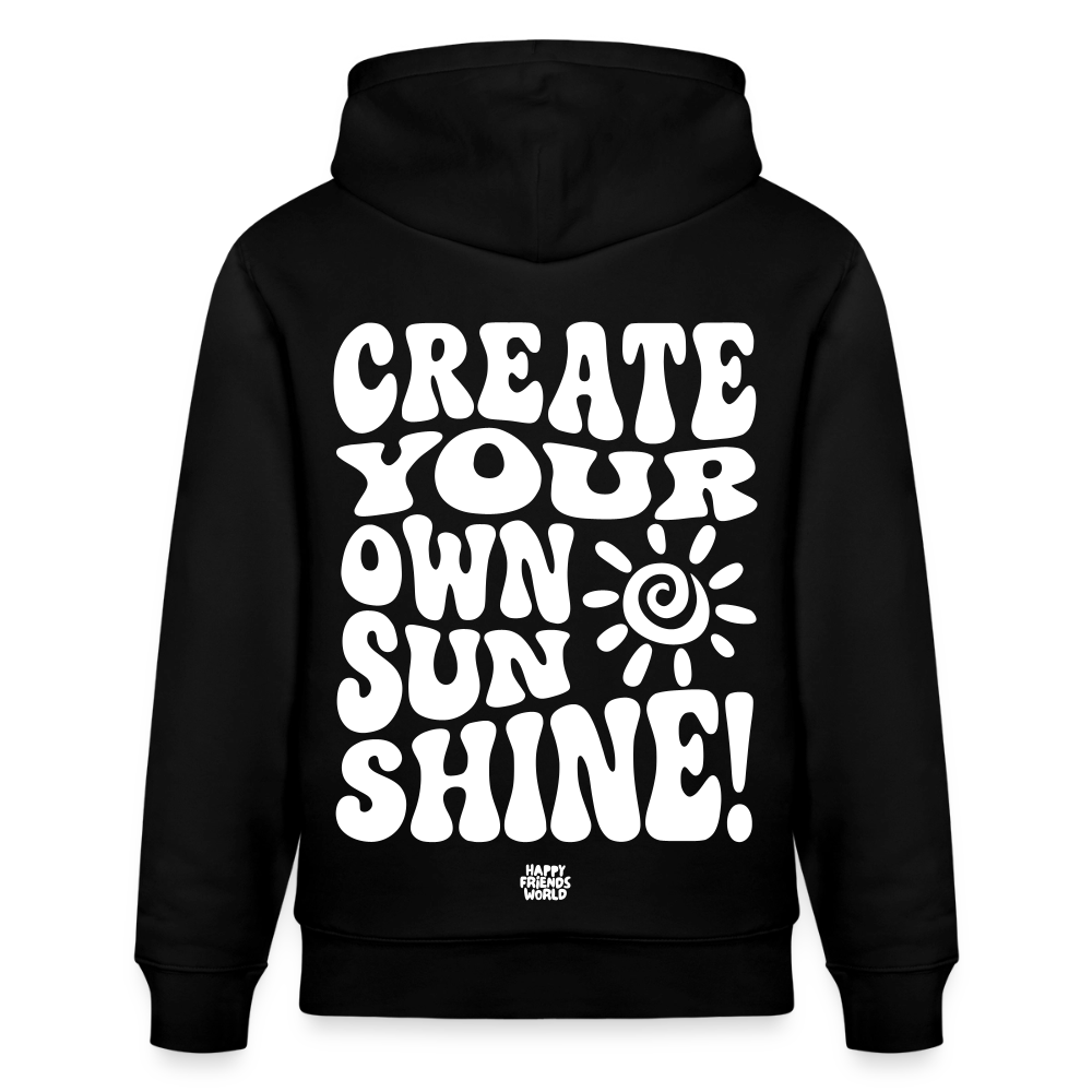 PREMIUM Unisex Bio-Hoodie SUNSHINE - Schwarz