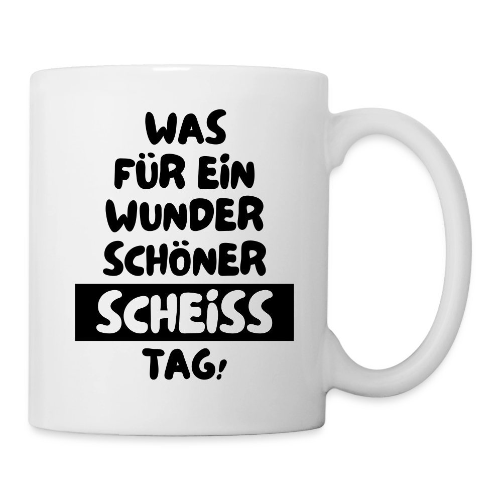 Tasse WUNDERSCHÖN - Weiß