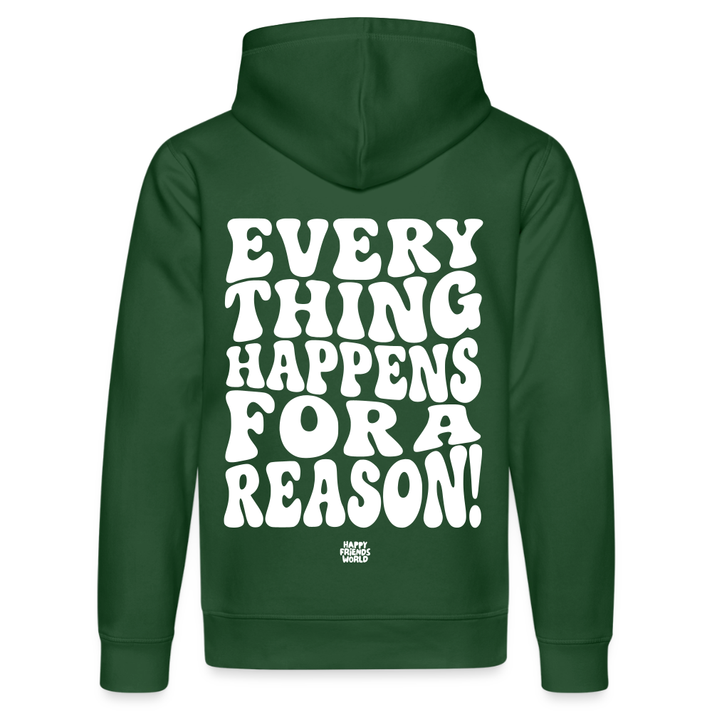 Unisex Bio-Hoodie EVERYTHING - Flaschengrün