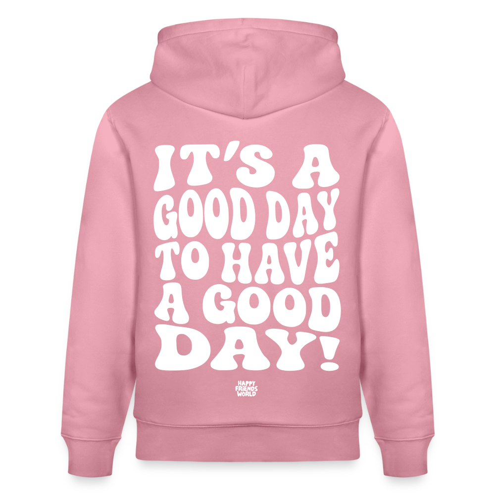 PREMIUM Unisex Bio-Hoodie GOOD DAY - Lila Traum