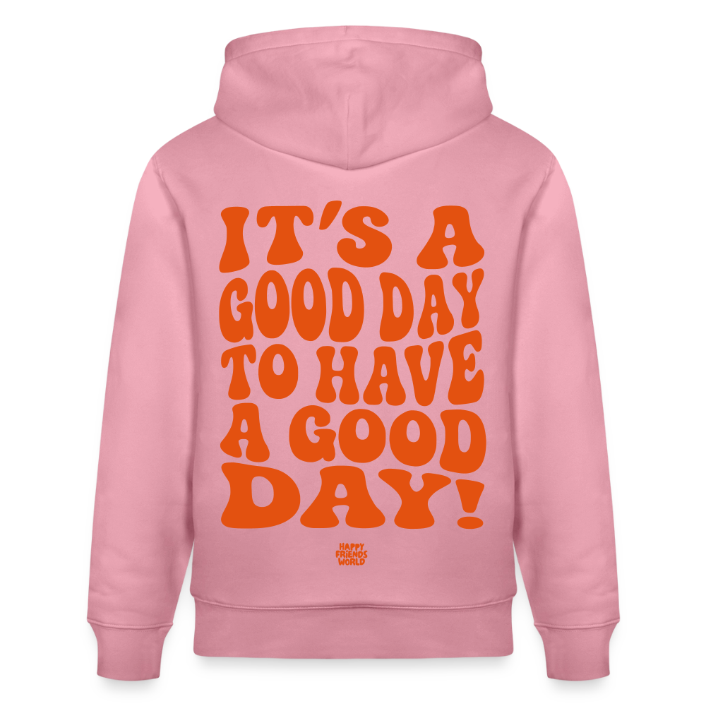 PREMIUM Unisex Bio-Hoodie GOOD DAY - Lila Traum