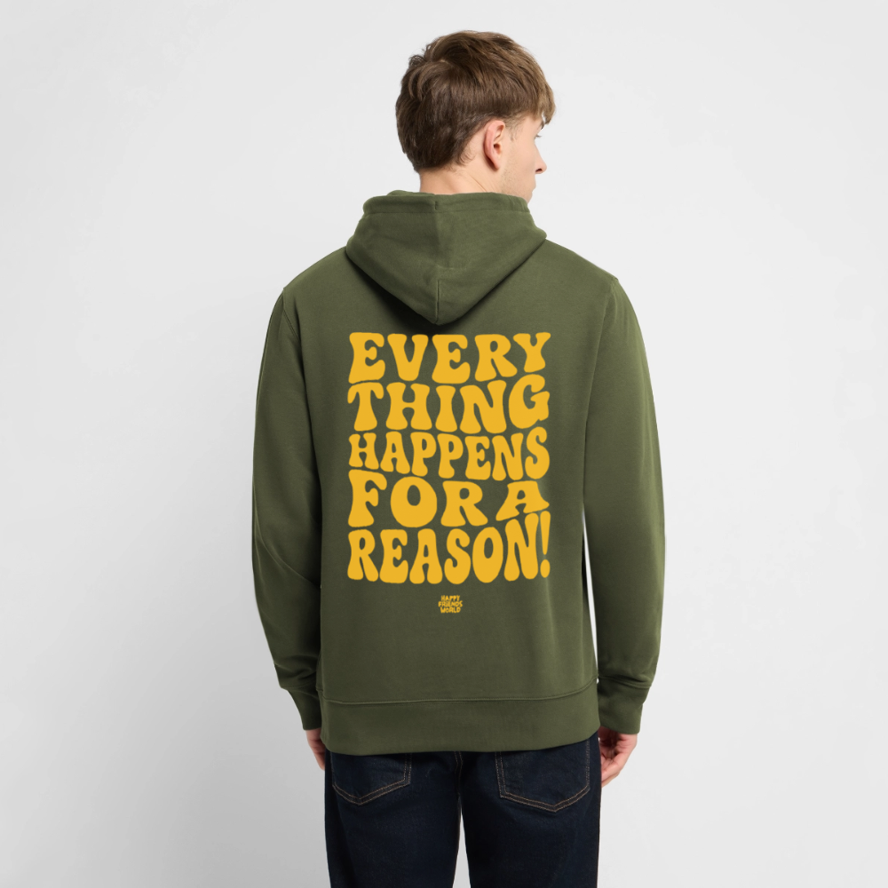 PREMIUM Unisex Bio-Hoodie EVERYTHING - Khaki Grün