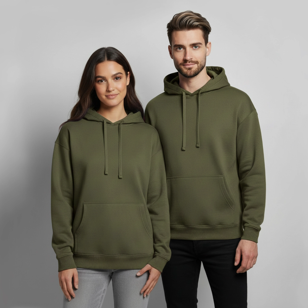 OVERSIZED Unisex Bio-Hoodie SUNSHINE - Khaki